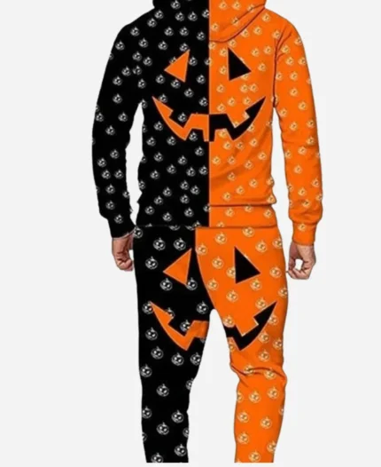 Halloween Pumpkin Tracksuit Back