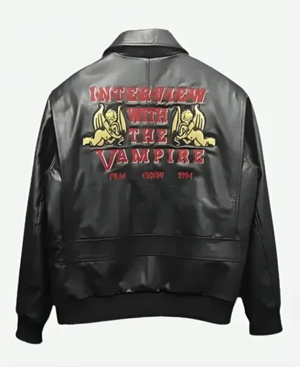 Interview with The Vampire Crew Leather Jacket