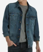 Jefferson White Tv Series Yellowstone Season 03 Jimmy Hurdstrom Blue Denim Jacket