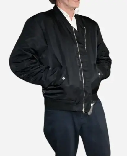 Joaquin Phoenix Movie Joker Folie à Deux Arthur Fleck Black Bomber Jacket