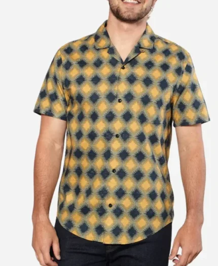 John B Outer Banks S04 Yellow Printed Shirt