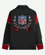 Kith NFL 47 New York Giants Kieran Coaches Black Jacket Back