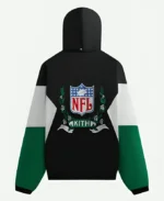 Kith NFL 47 New York Jets Quarter-Zip Anorak Jacket With Hood Back