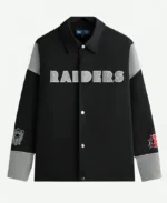 Kith NFL 47 Raiders Kieran Coaches Jacket Front