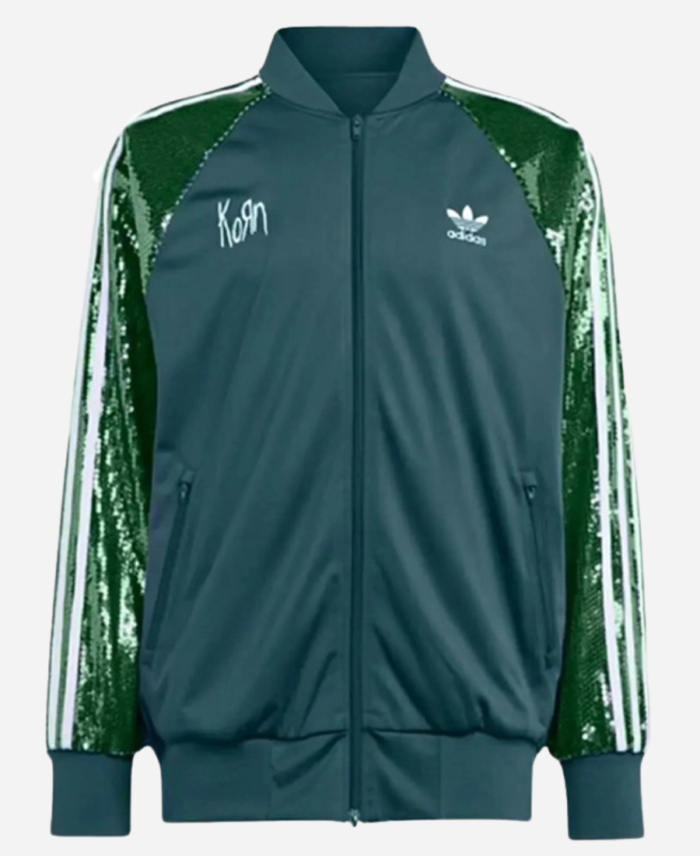 Korn X Green Sequin Tracksuit