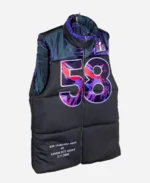 Kristin Juszczyk Super Bowl LVIII Puffer Vest