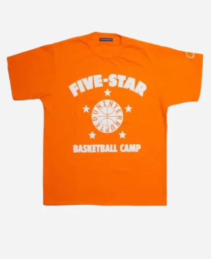 LeBron James Five Star Basketball Camp Orange T-Shirt