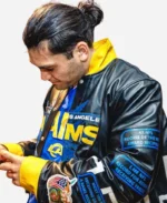 Los Angeles Rams Puka Nacua Jeff Hamilton Jacket