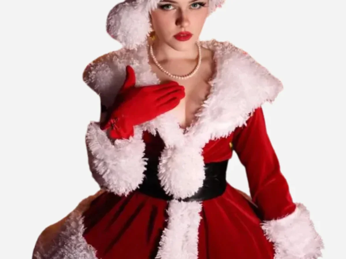 white christmas dresses Martha May Whovier Dress How The Grinch Stole Christmas Cosplay Costume Christmas Dress, M main image 0