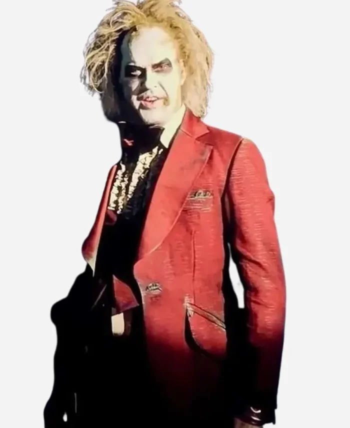 Michael Keaton Beetlejuice Beetlejuice 2024 Red Suit