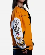 Mickey Mouse Disney Yellow & Black Varsity Jacket