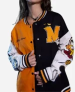 Mickey Mouse Letterman Disney Halloween Varsity Jacket For Sale