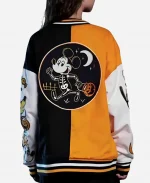 Mickey Mouse Letterman Disney Halloween Cartoon Varsity Jacket 