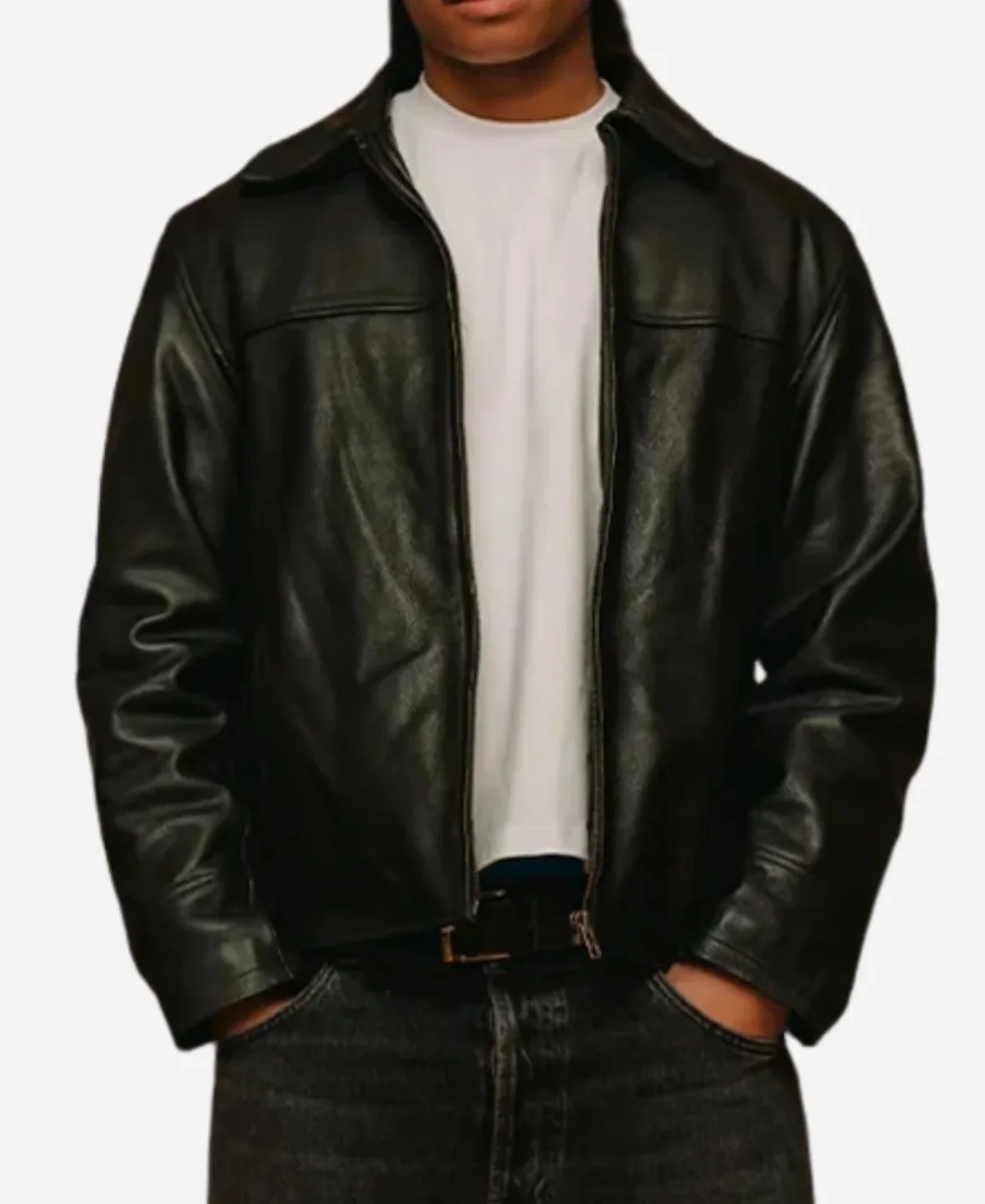 Mutimer Leather Jacket ジップアップ レザージャケット