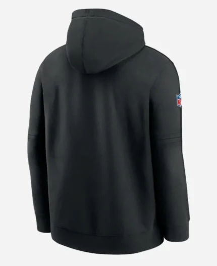 NFL 2024 New Orleans Saints Nike Black Crucial Catch Club Pullover Hoodie