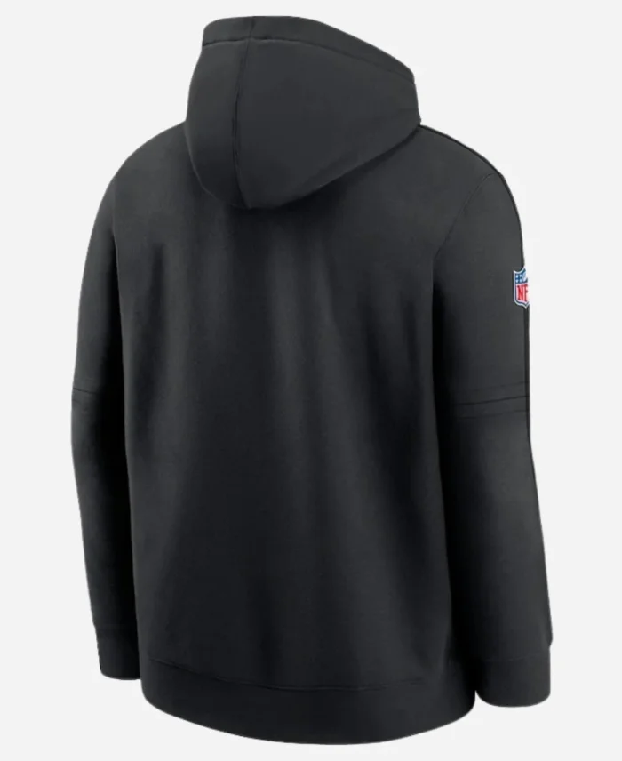 NFL 2024 New York Giants Nike Black Crucial Catch Club Pullover Hoodie