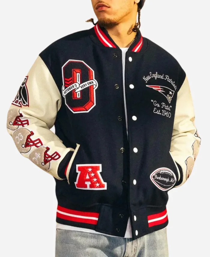 New England Patriots OVO Varsity Jacket