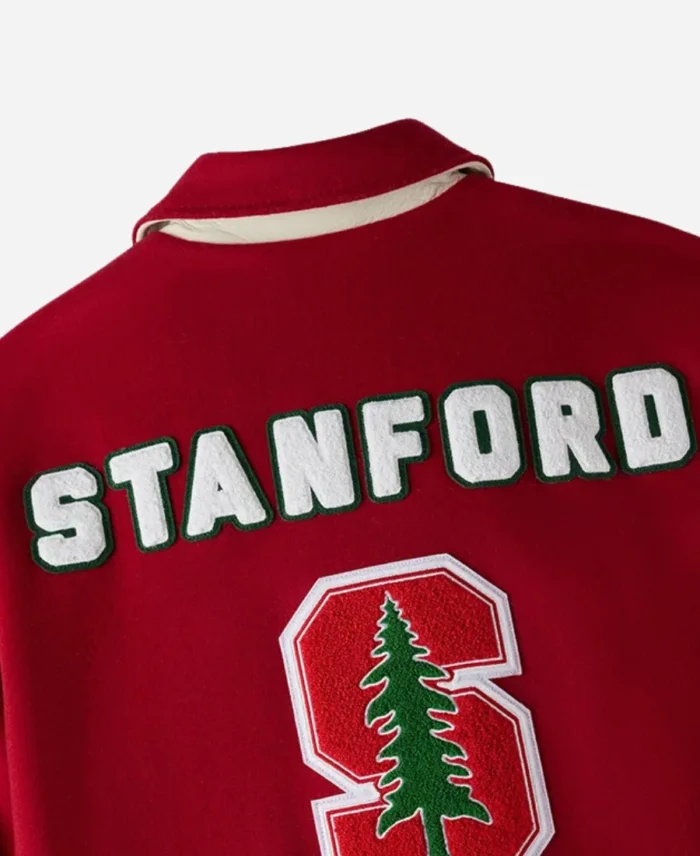 OVO Campus Stanford Varsity Jacket Back Detaling