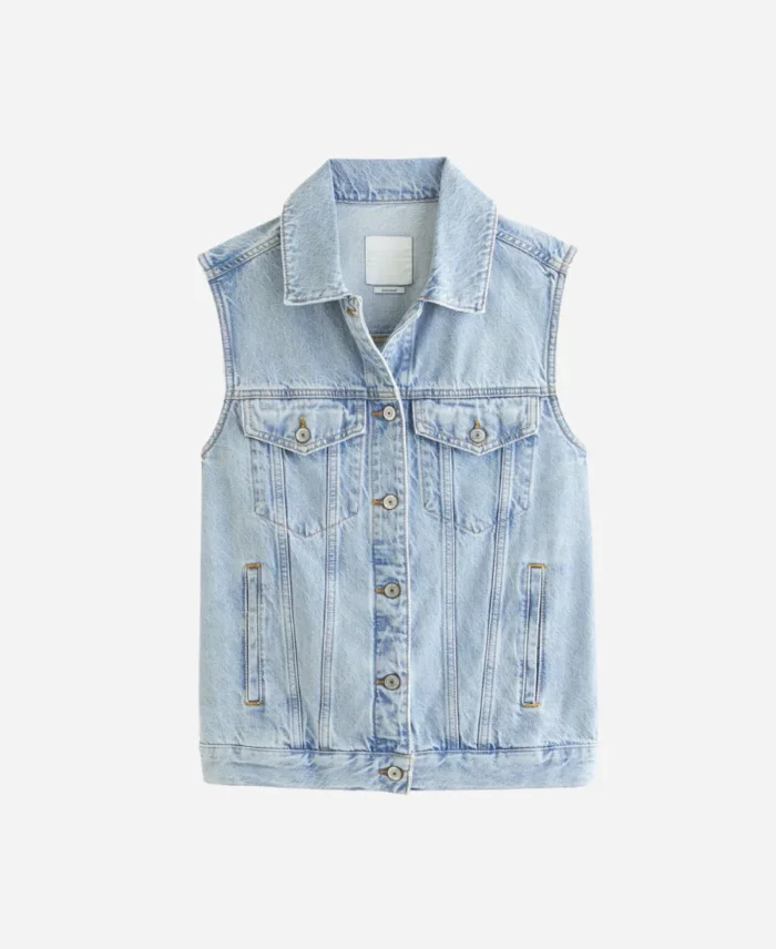 Outer Banks S04 Carlacia Grant Denim Vest