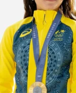 Paris 2024 Olympic Arisa Trew Yellow Jacket