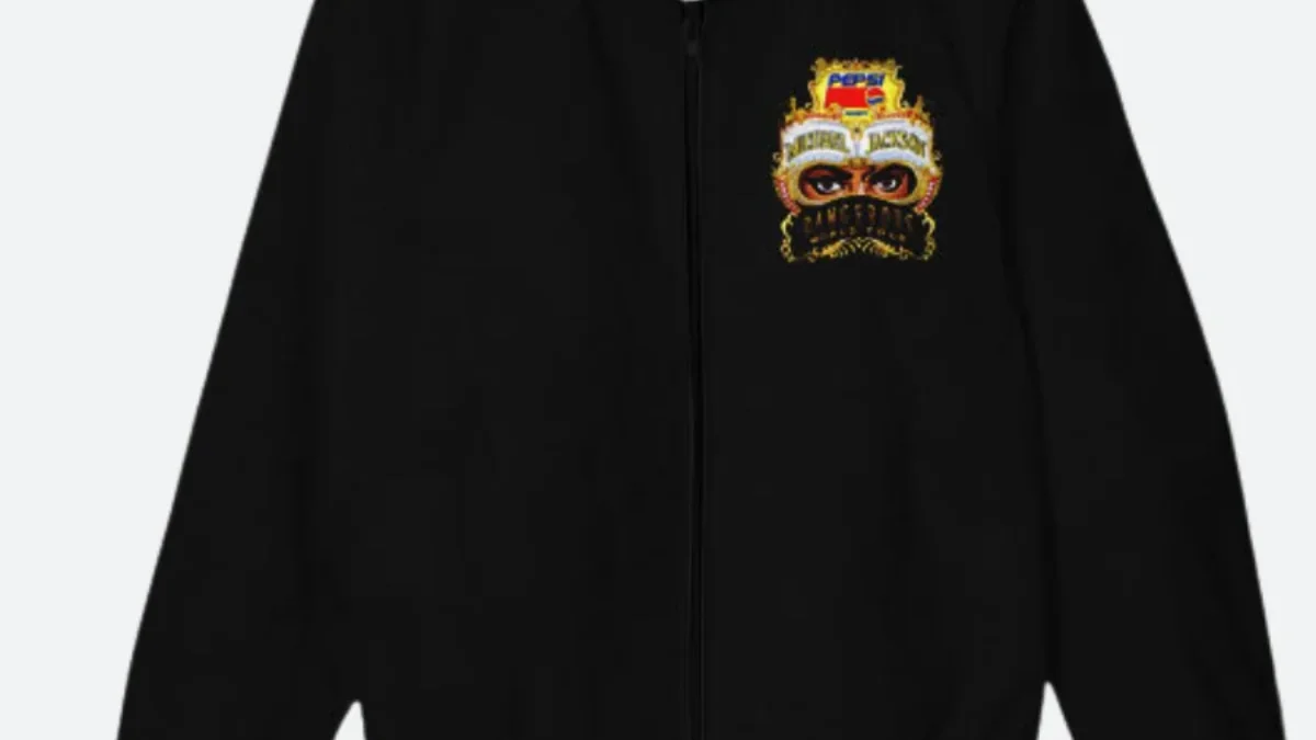 Pepsi Michael Jackson Dangerous World Tour Black Jacket Pepsi Michael Jackson Dangerous World Tour Black Jacket