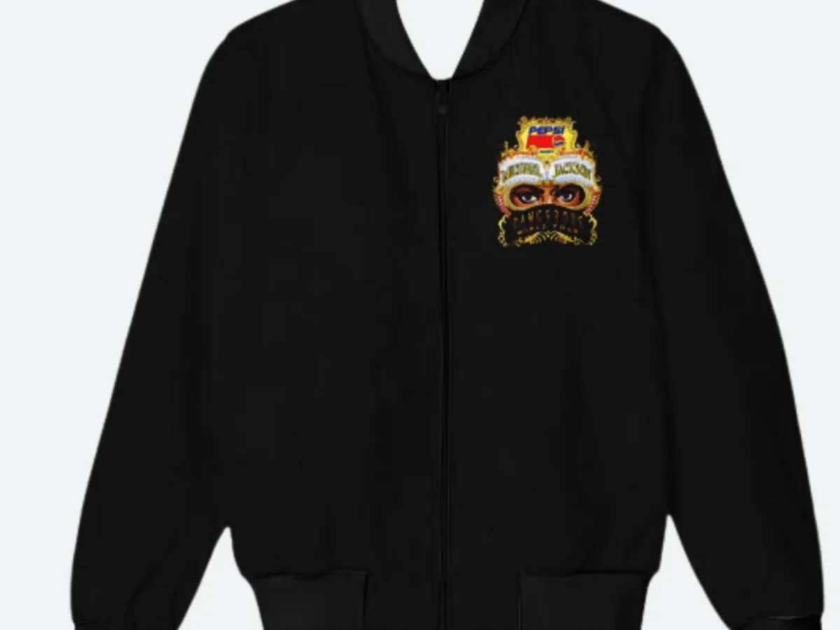 Pepsi Michael Jackson Dangerous World Tour Black Jacket