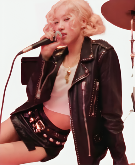 Rose Blackpink New 2024 Song Apt. Black Biker Jacket