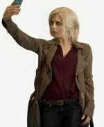 Rose McIver iZombie Brown Coat