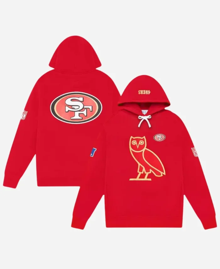 San Francisco 49ers Ovo Red Hoodie