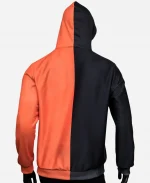 Halloween Pumpkin Orange & Black Head Hoodie