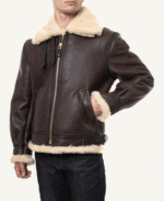 Sheepskin B3 Shearling Brown Bomber Jacket