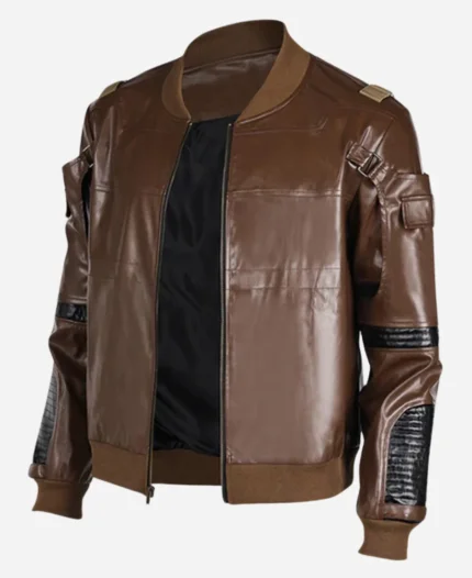 Solomon Reed Cyberpunk 2077 Phantom Liberty Brown Jacket