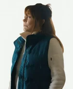 Phoebe Lancaster Blue Puffer Vest