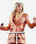 Taylor Swift The Eras Tour 2024 Orange Sequin Blazer