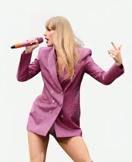 Taylor Swift’s The Eras Tour Dublin Pink Sequin Blazer For Women