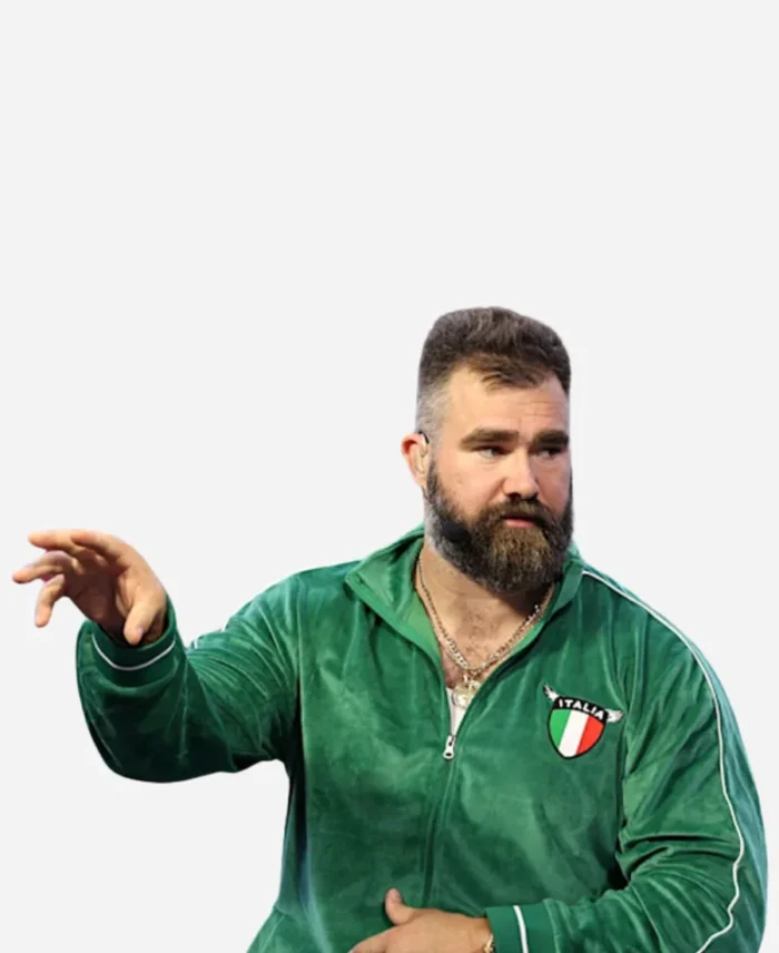 Team Italia 2024 Jason Kelce Green Tracksuit