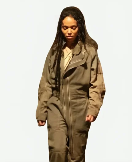 The Crow 2024 FKA twigs Green Jumpsuit