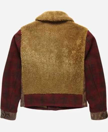 The Equalizer S03 Adam Goldberg Shearling Plaid Jacket