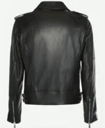 The Voice S26 Michael Bublé Black Leather Jacket Back