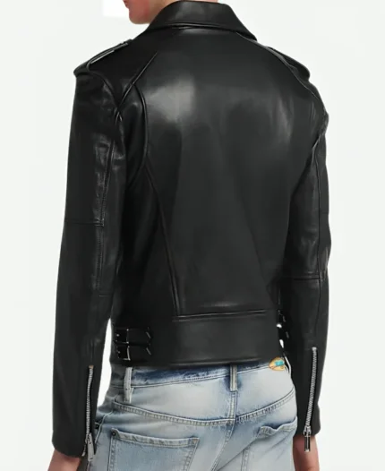 The Voice Season 26 Michael Bublé Black Biker Leather Jacket