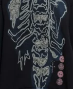 Travis Scott Cactus Jack Skeleton Black Hoodie