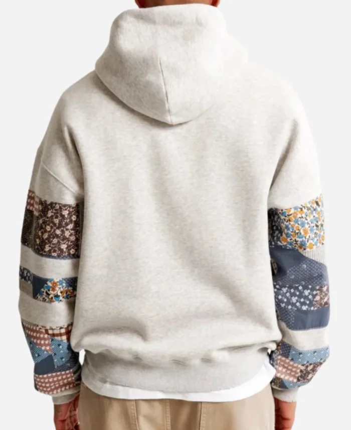 Unisex Abercrombie Patched Pullover Hoodie  