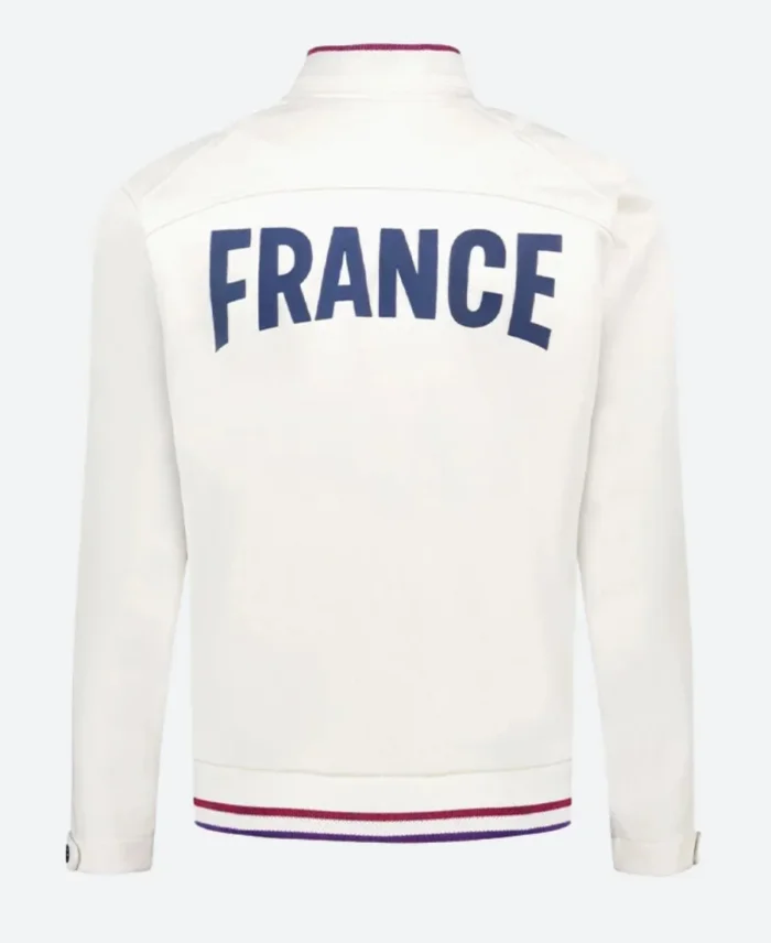 Unisex Paris 2024 Olympics Team France White Podium Jacket