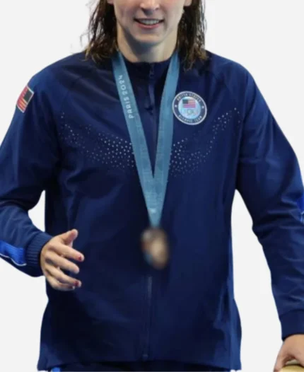 Unisex Team USA Paris 2024 Olympics Blue Tracksuit