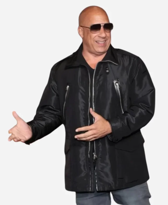 Vin Diesel 1992 Los Angeles Premiere Black Leather Jacket