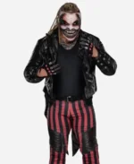 WWE The Fiend Bray Wyatt Black Leather Jacket