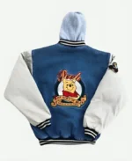 Winnie The Pooh Denim Varsity Hooded Jacket