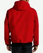 Yellowstone S04 Jimmy Hurdstrom Red Bomber Jacket