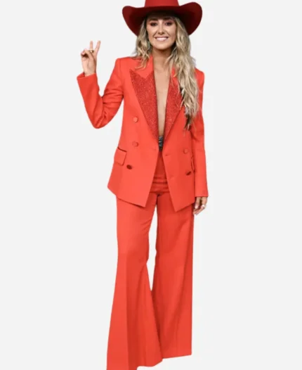 2024 Academy of Country Music Awards Lainey Wilson Red Suit