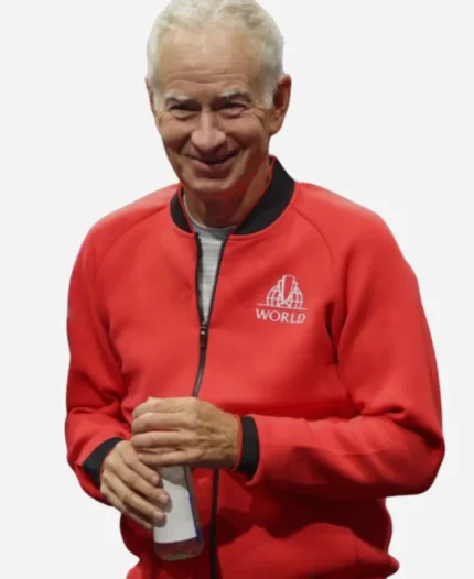 2024 Team World Laver Cup Red Bomber Jacket For Sale